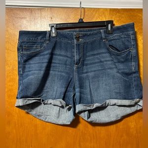 Blue Jean Shorts size 18